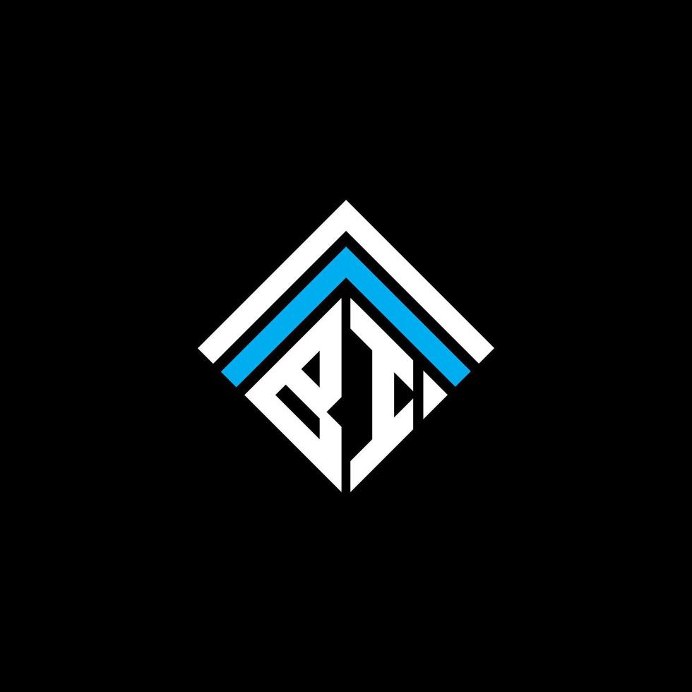 BI letter logo creative design with vector graphic, BI simple and modern logo.