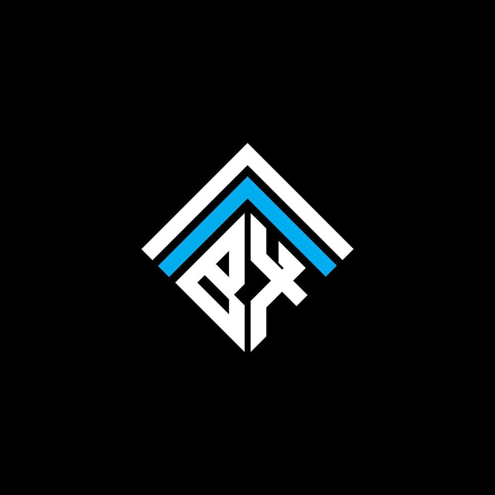 BX letter logo creative design with vector graphic, BX simple and modern logo.