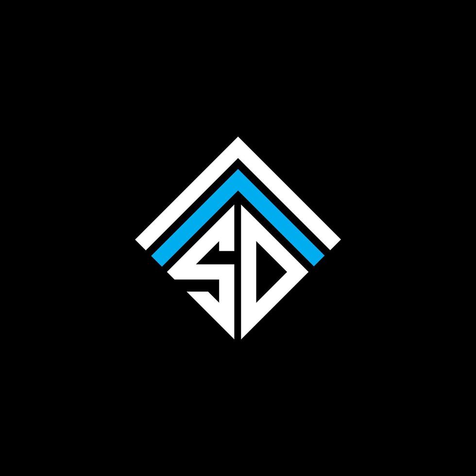 SD letter logo creative design with vector graphic, SD simple and modern logo.