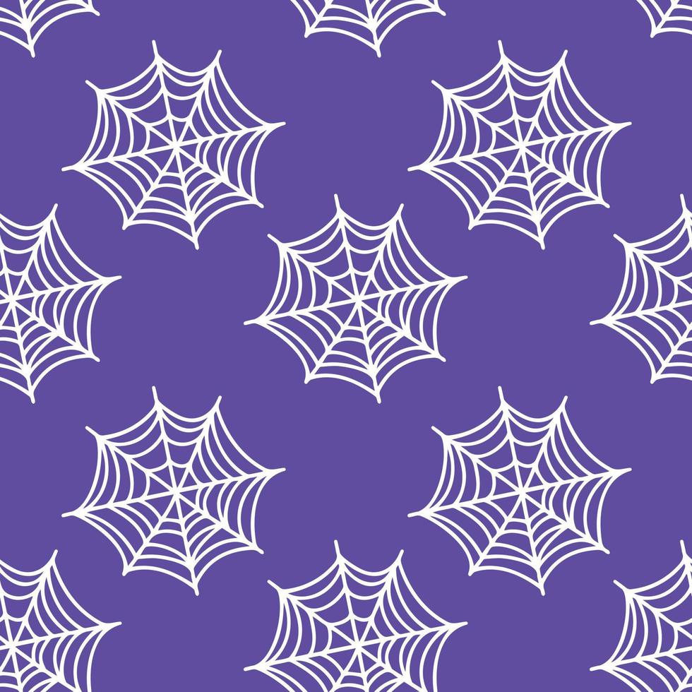 patrón de halloween sin costuras, para usar papel digital de álbum de recortes, impresión textil, relleno de página. telaraña vector