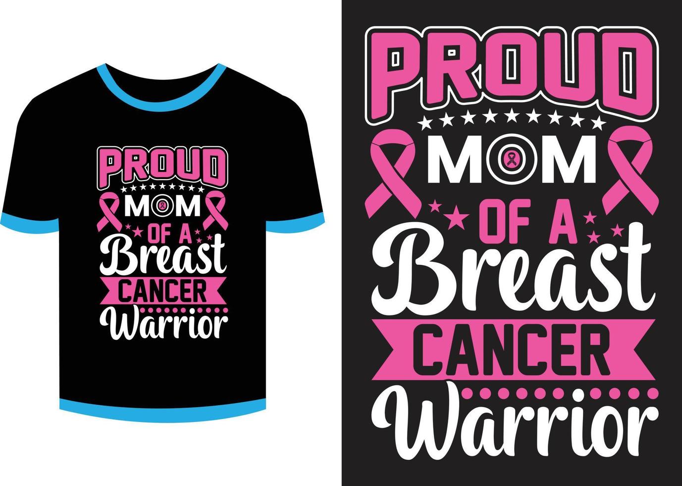 Breast Cancer T-shirt Design Vector