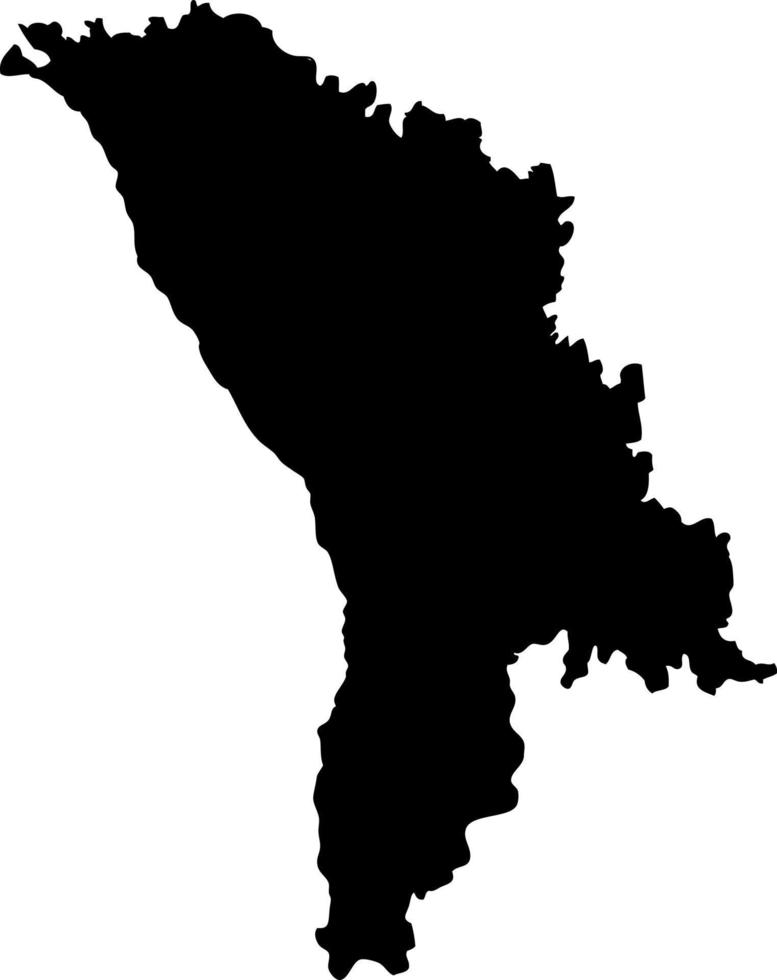 moldova map vector map.Hand drawn minimalism style.