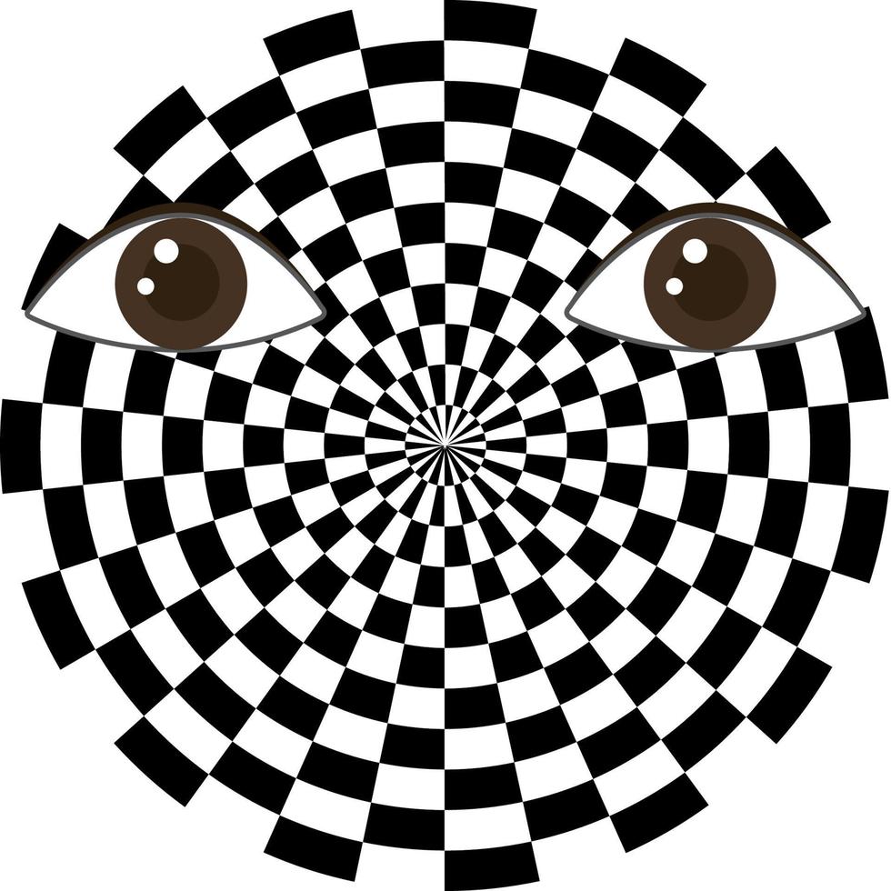 Fraser spiral illusion vector