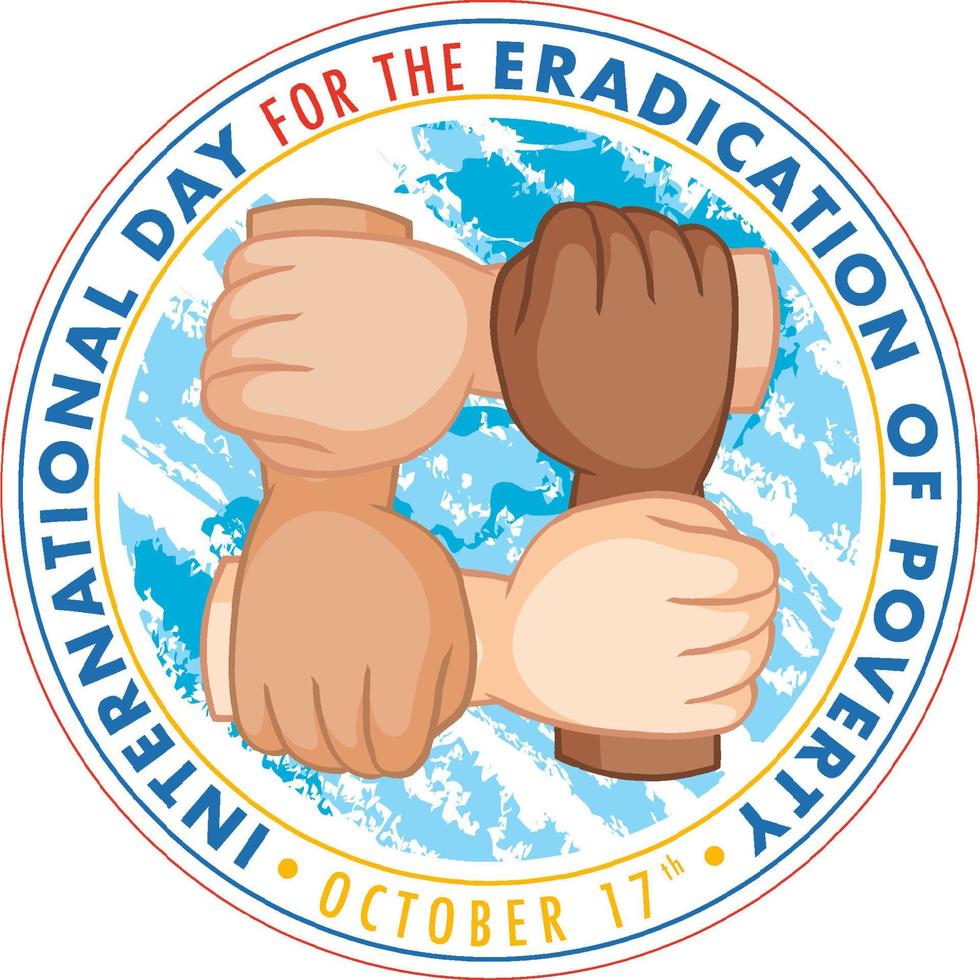 International Day For The Eradication Of Poverty vector