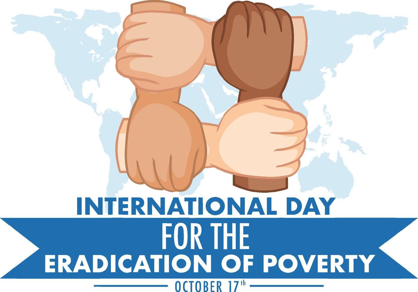 International Day For The Eradication Of Poverty vector