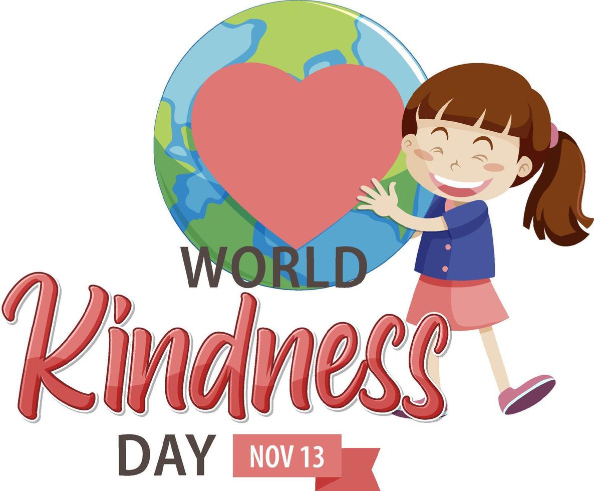 World Kindness Day Logo Concept vector