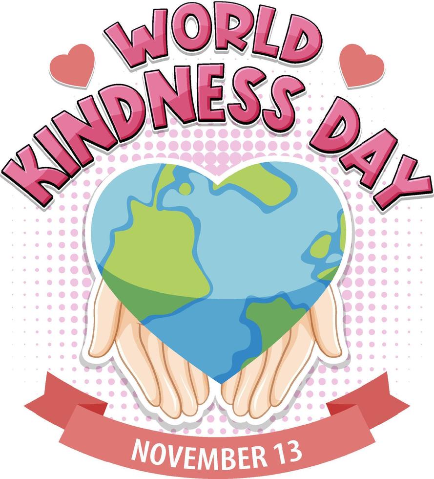 World Kindness Day Logo Concept vector