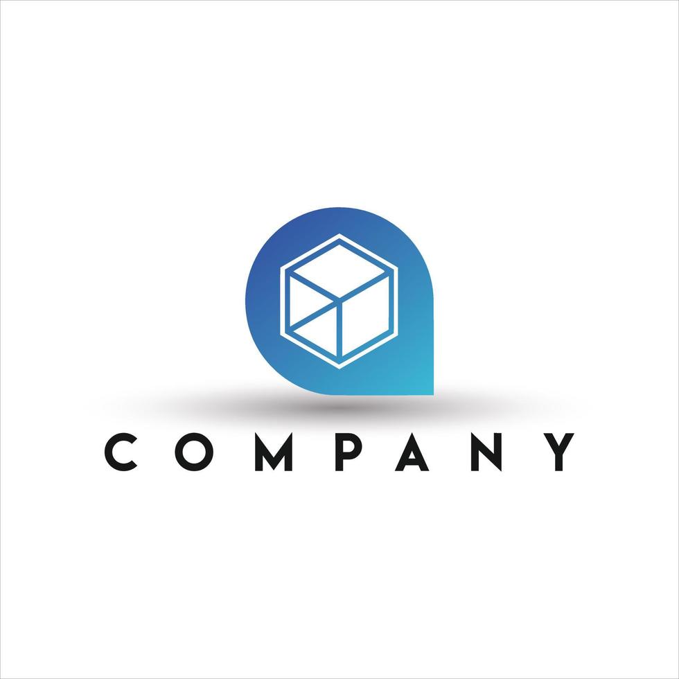 Cube Box Logo vector