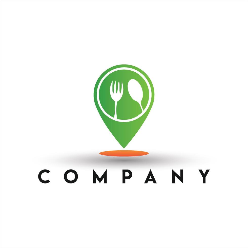 Food Location Logo vector