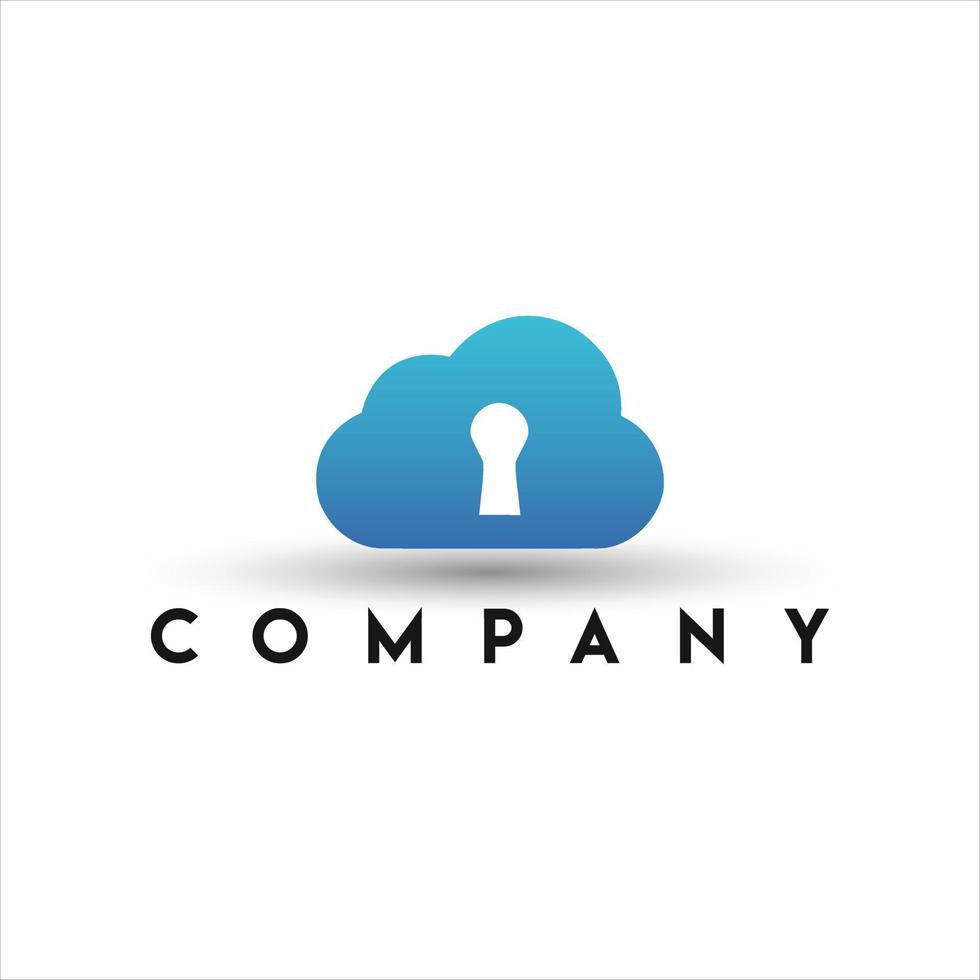 Secure Cloud Logo vector