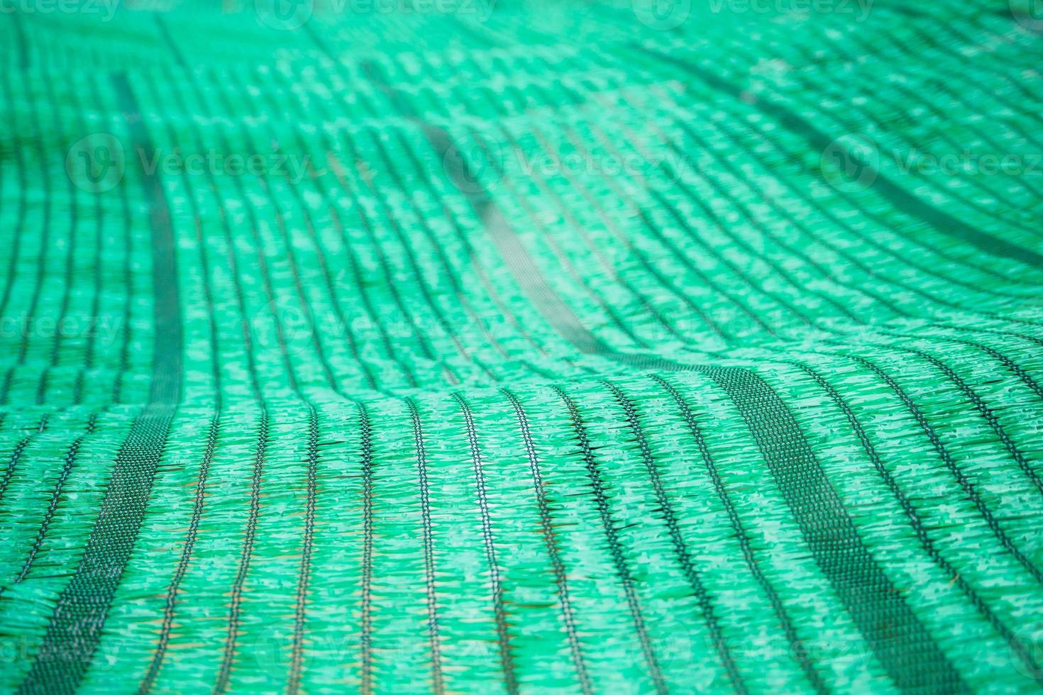 Close up Green Shading Net protect sun light photo