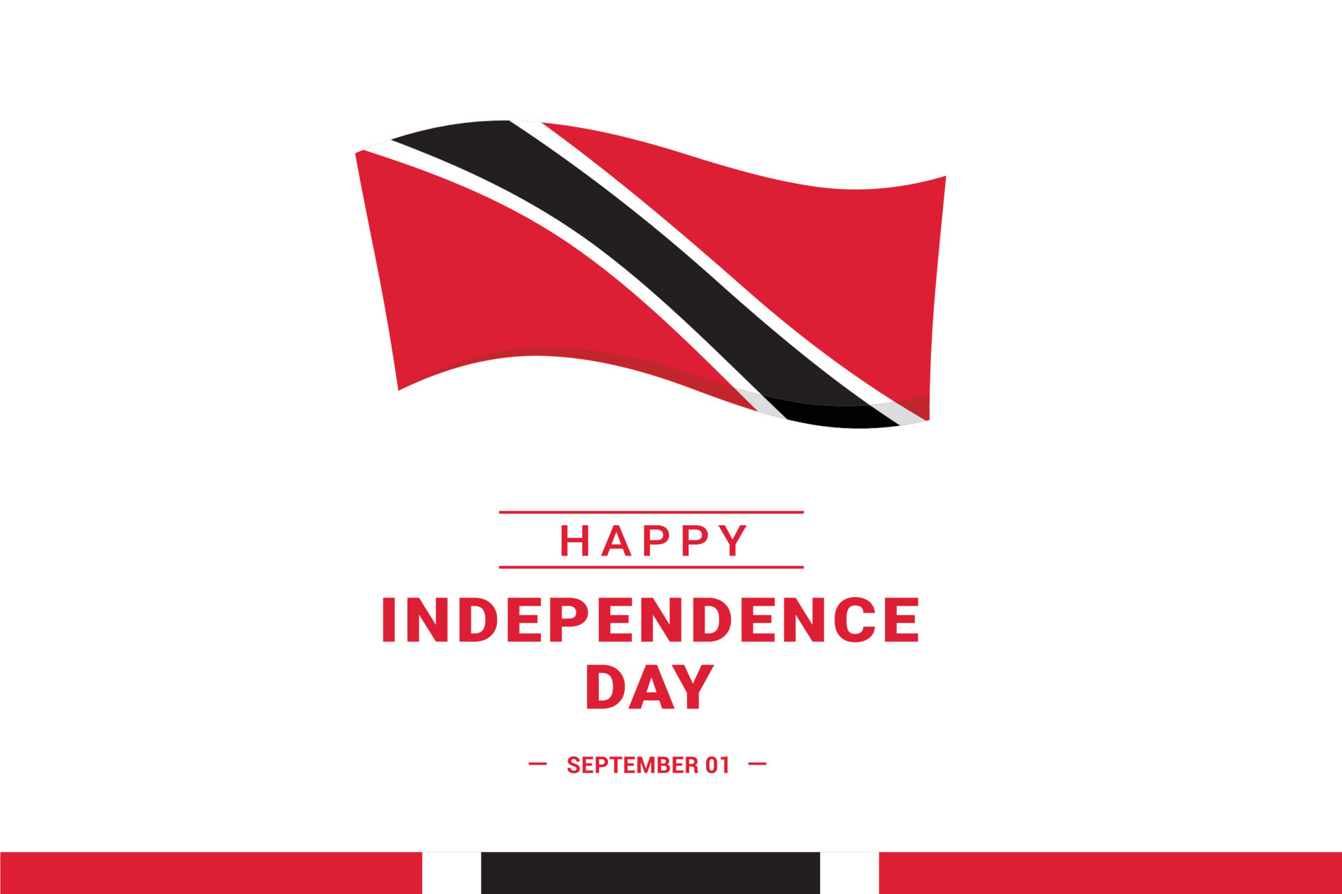 Trinidad and Tobago Independence Day 19865162 Vector Art at Vecteezy