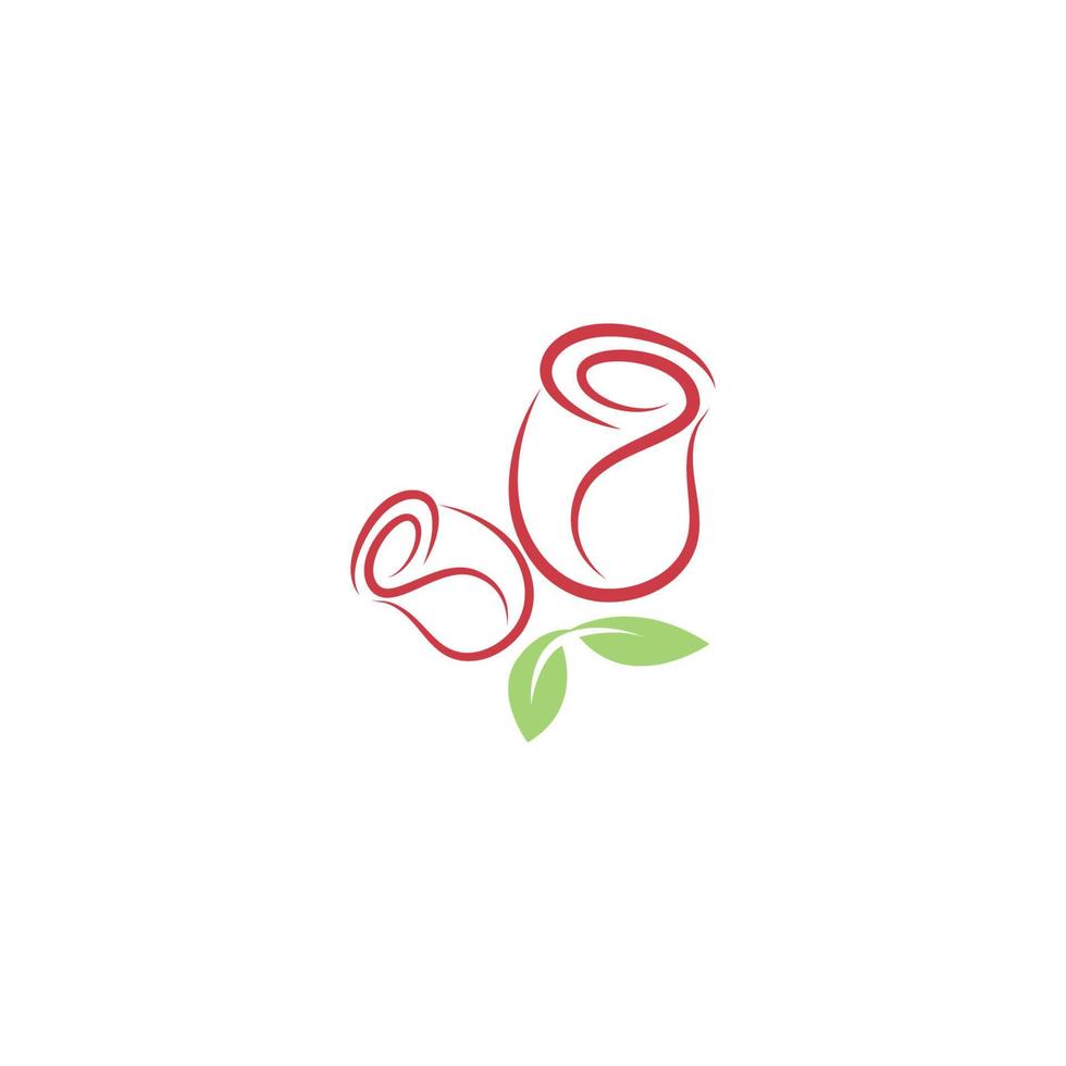 Red roses icon design illustration vector