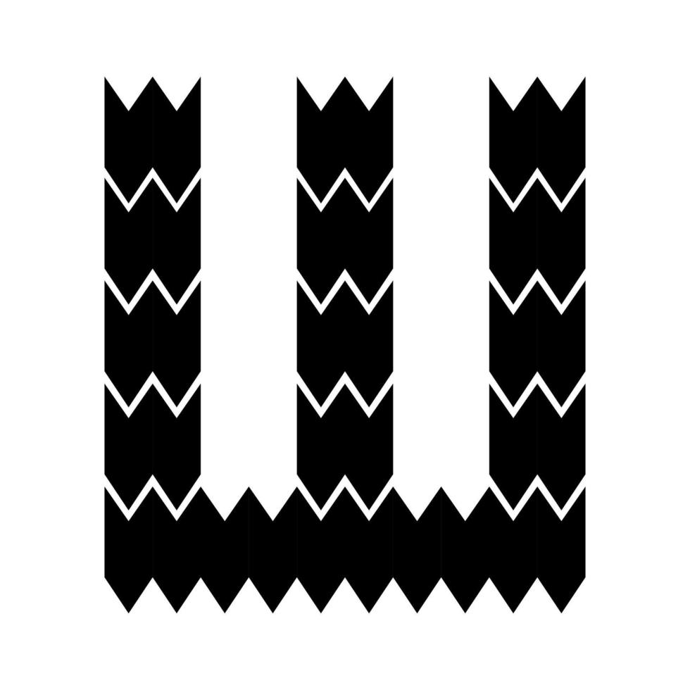 Letter W logo design. vector