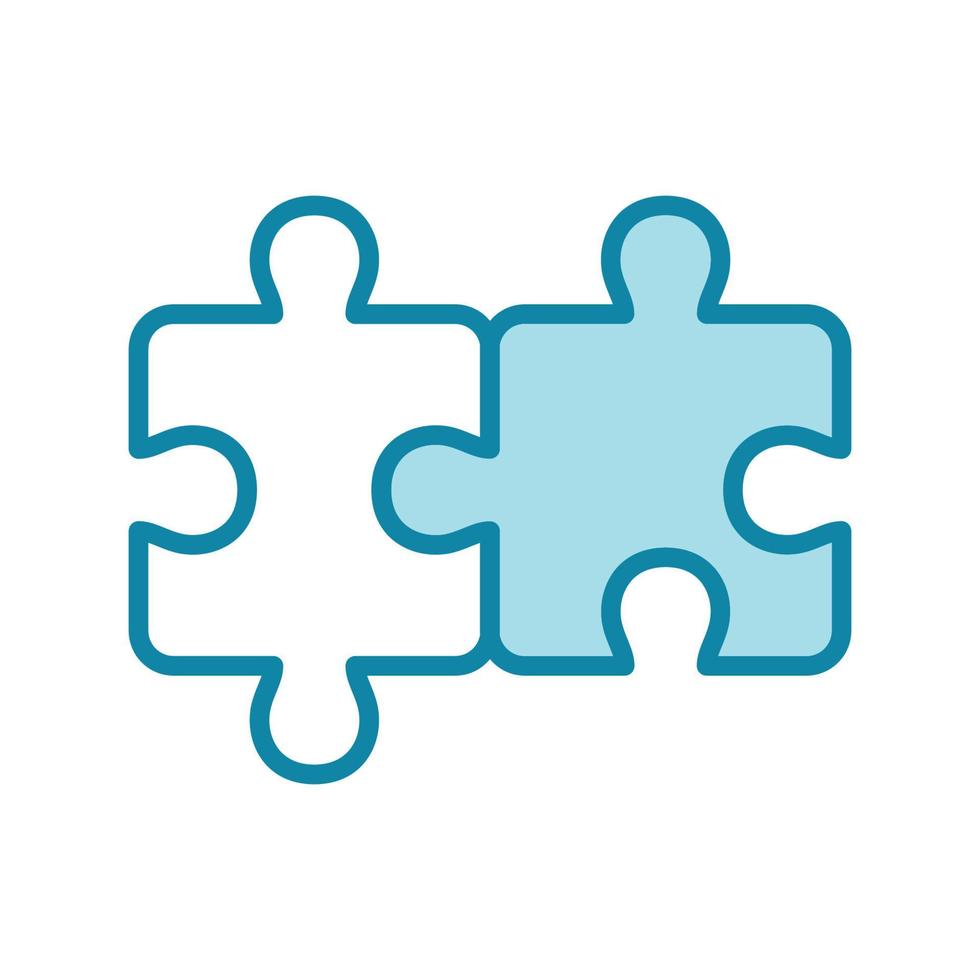 puzzle icon vector design template