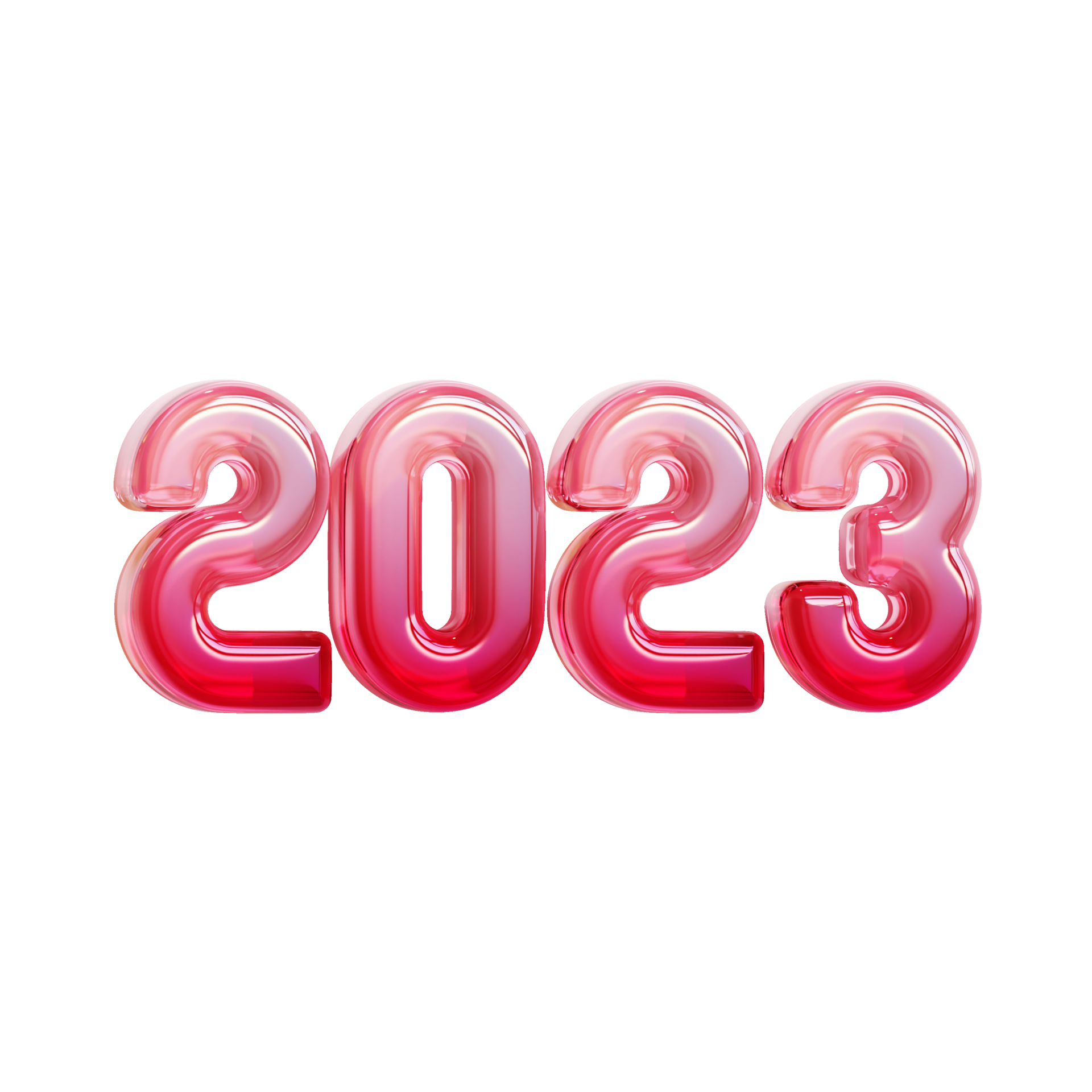 three dimensional typography of two thousand and twenty three 19866079 PNG