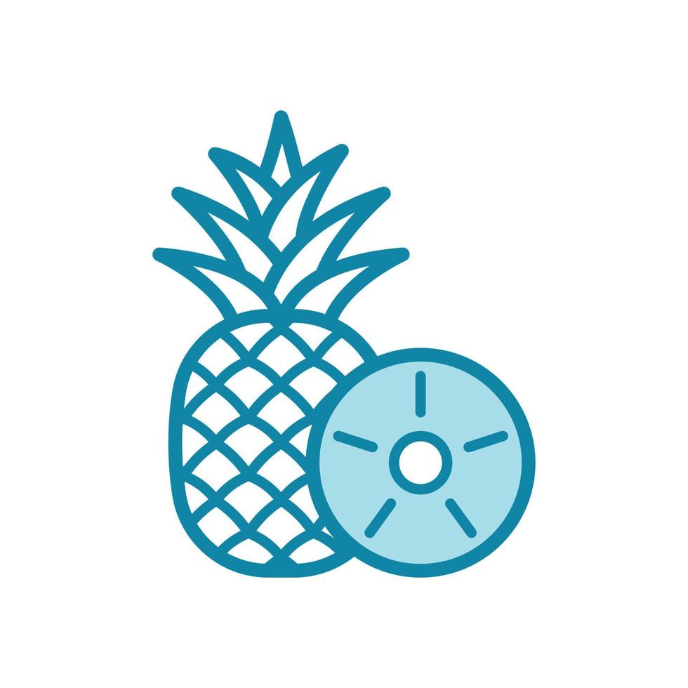 plantilla de diseño de vector de icono de piña