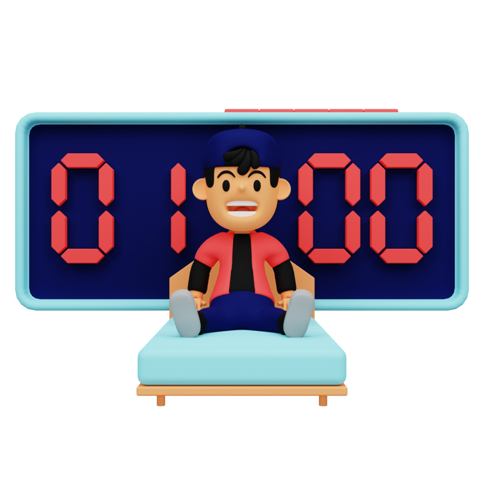 3d time management illustration png