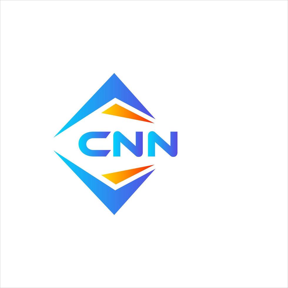 CNN abstract technology logo design on white background. CNN creative initials letter logo concept. vector