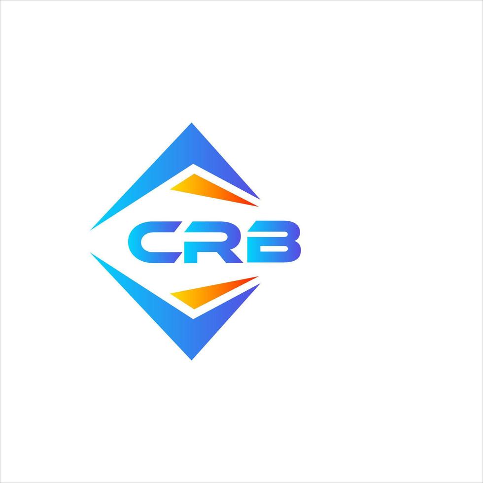 CRB resumen tecnología logo diseño en blanco antecedentes. CRB creativo iniciales letra logo concepto. vector