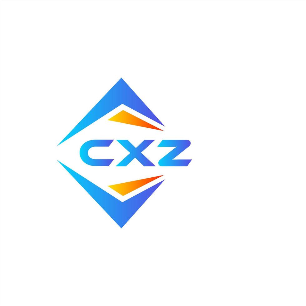 cxz resumen tecnología logo diseño en blanco antecedentes. cxz creativo iniciales letra logo concepto. vector