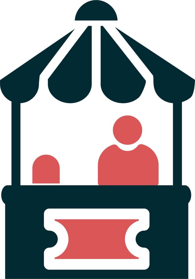 Ticket Office Vector Icon