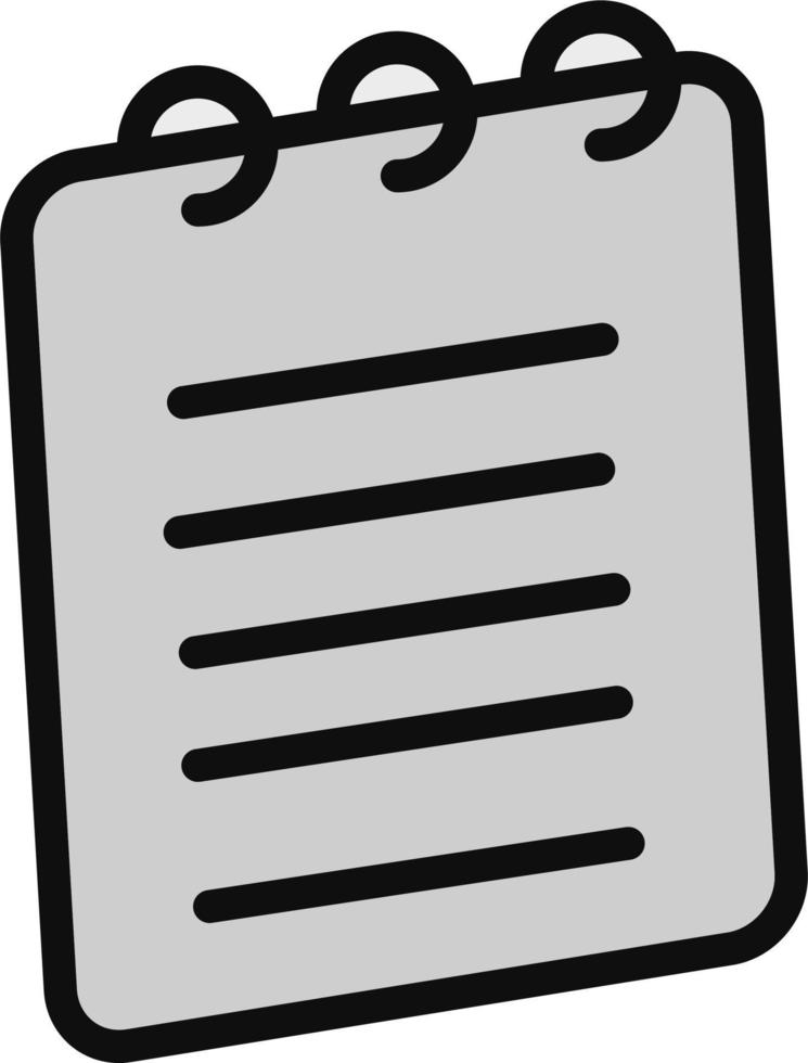 Notepad Vector Icon