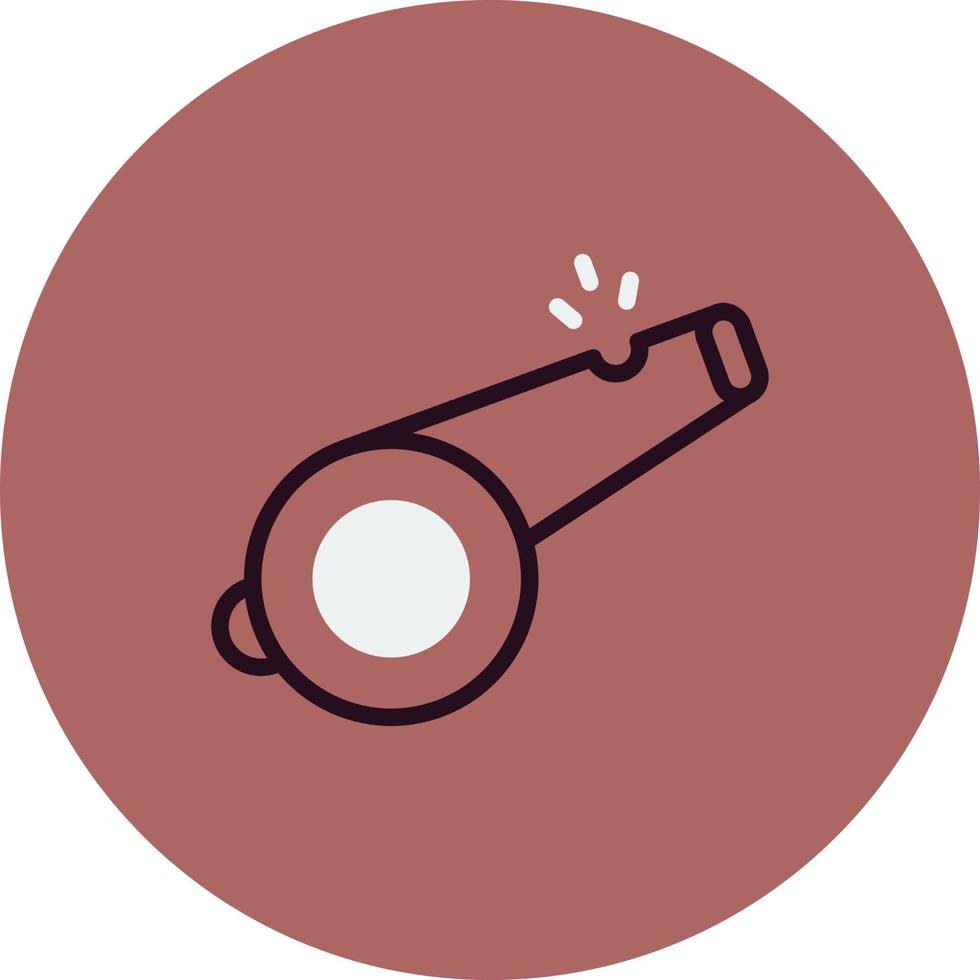 Dog Training Whistle Vector Icon
