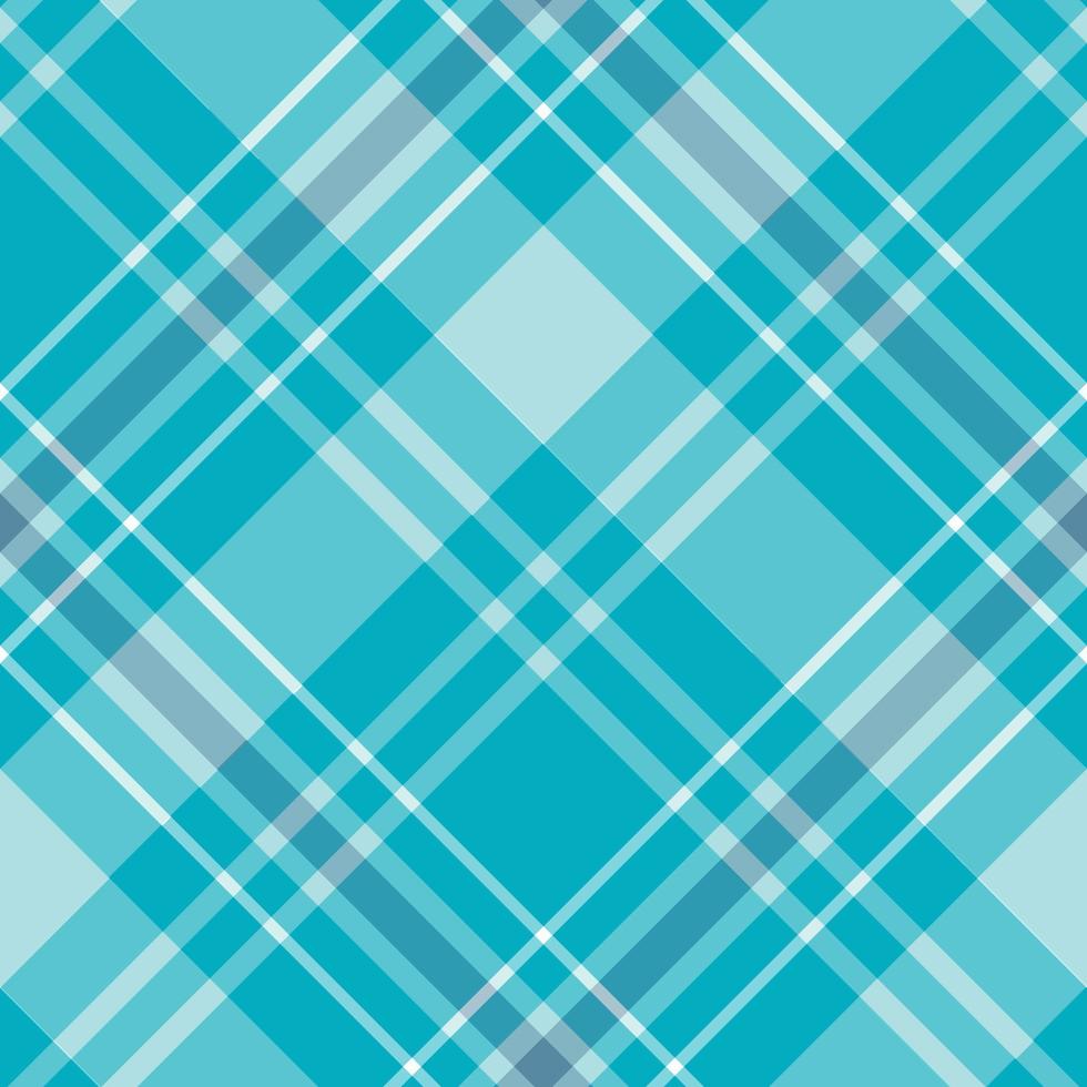 Seamless pattern in blue and white colors for plaid, fabric, textile, clothes, tablecloth and other things. Vector image. 2