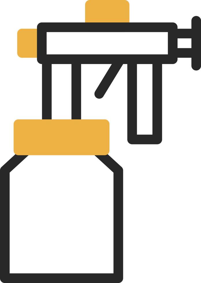 Spray Paint Gun Vector Icon Design