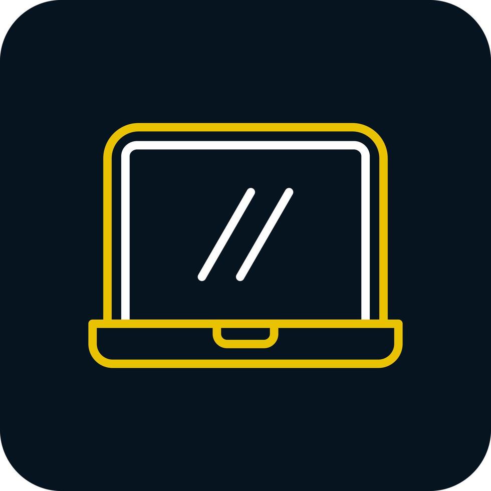 Laptop Vector Icon Design