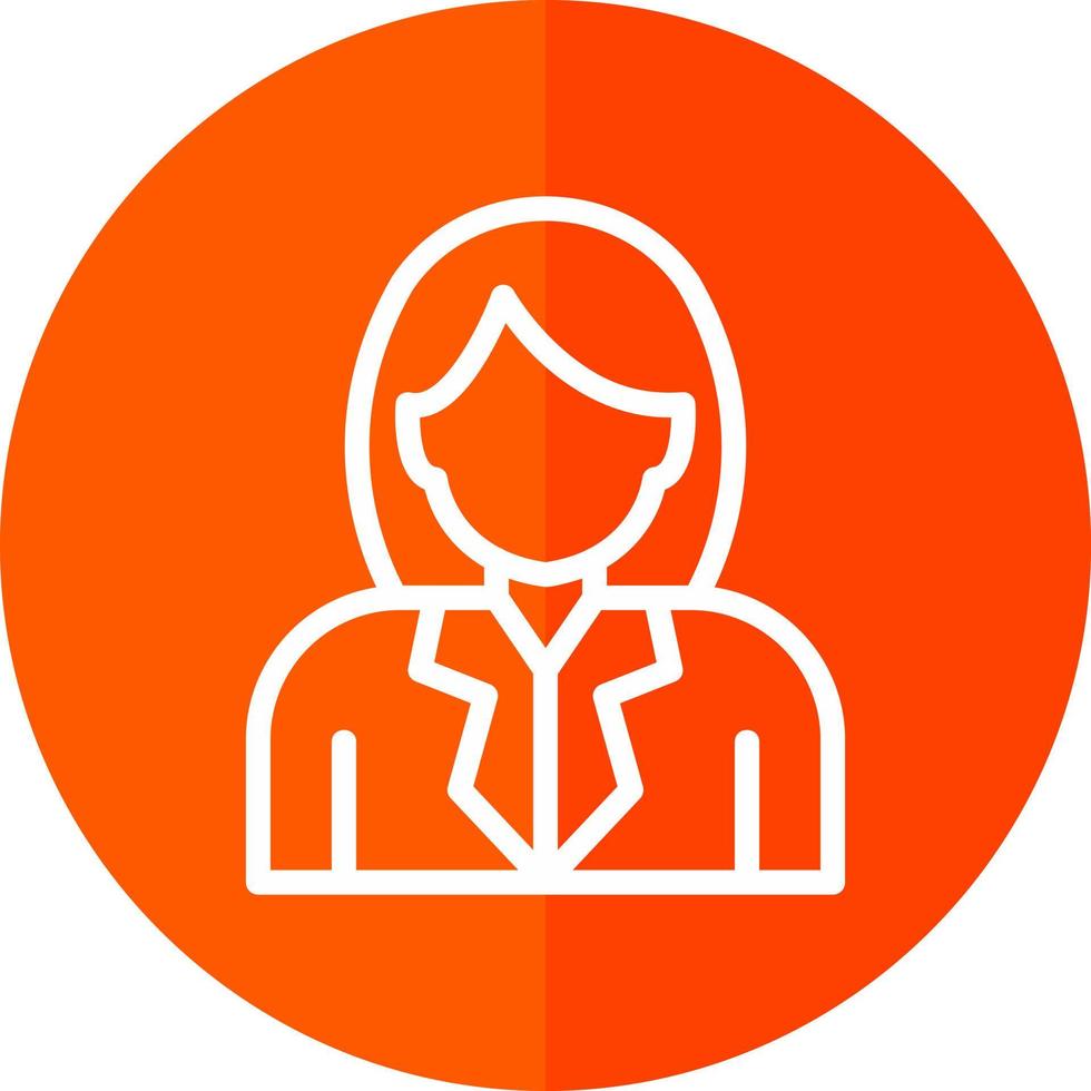 Stewardess Vector Icon Design