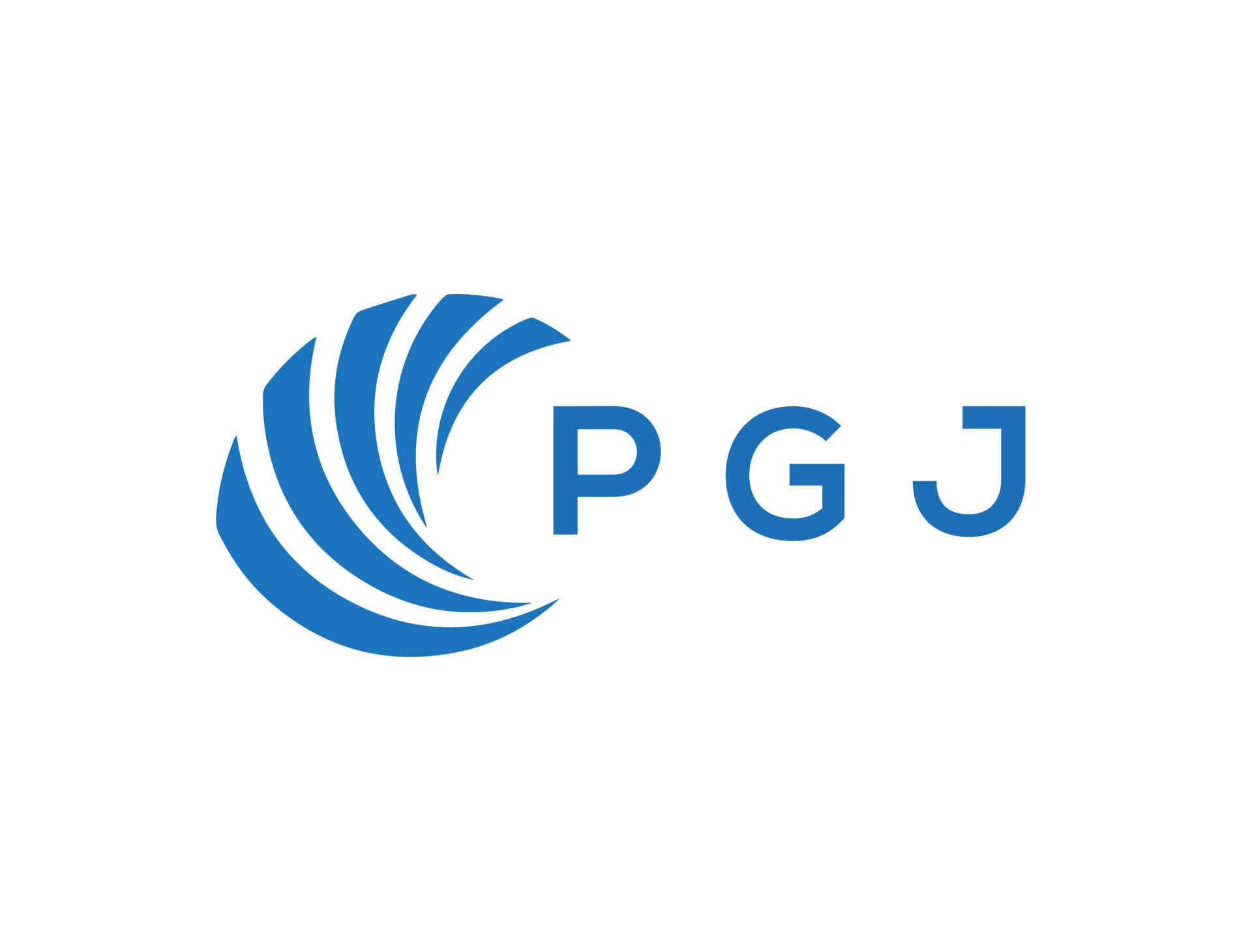 PGK letter logo design on white background. PGK creative circle letter ...