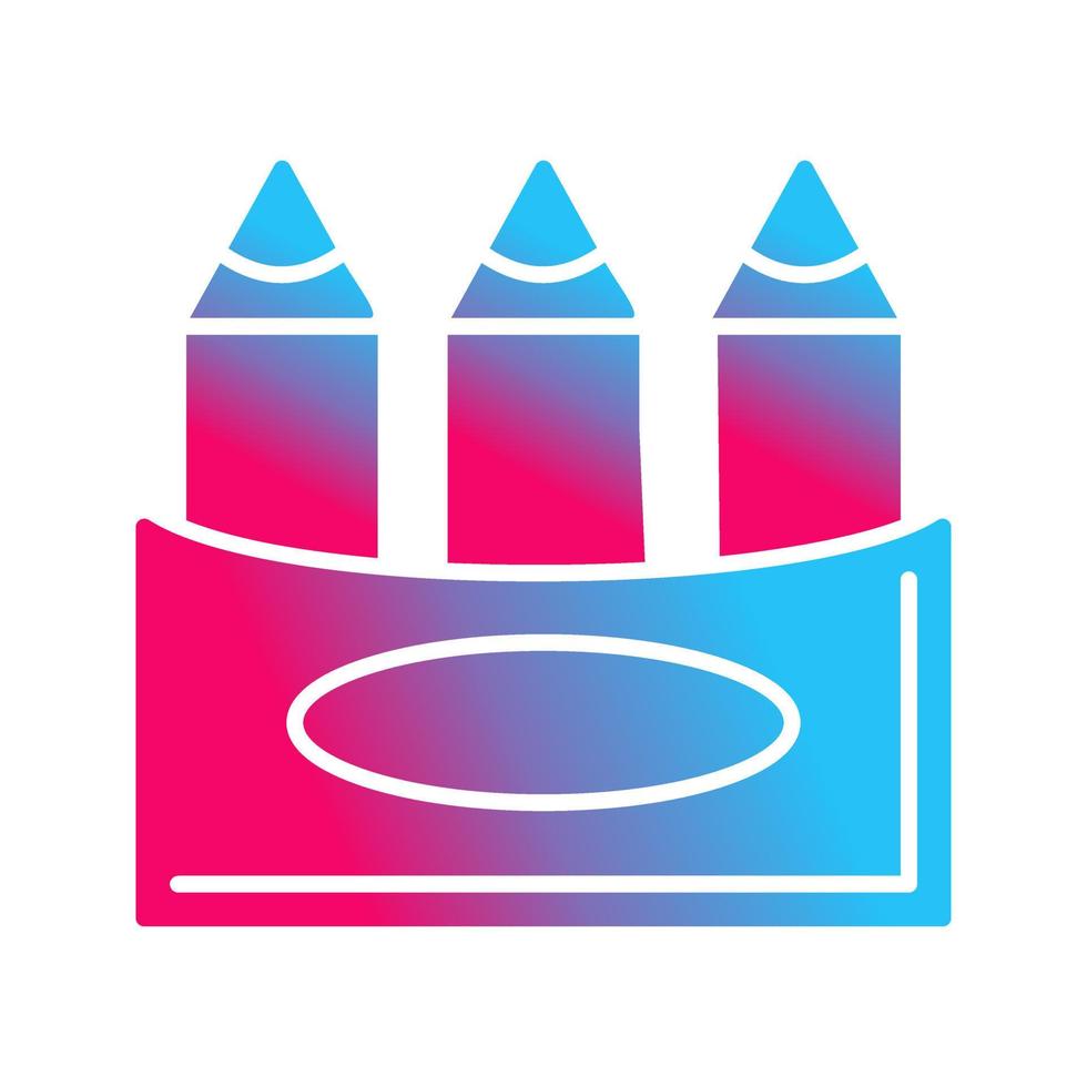 Crayons Vector Icon