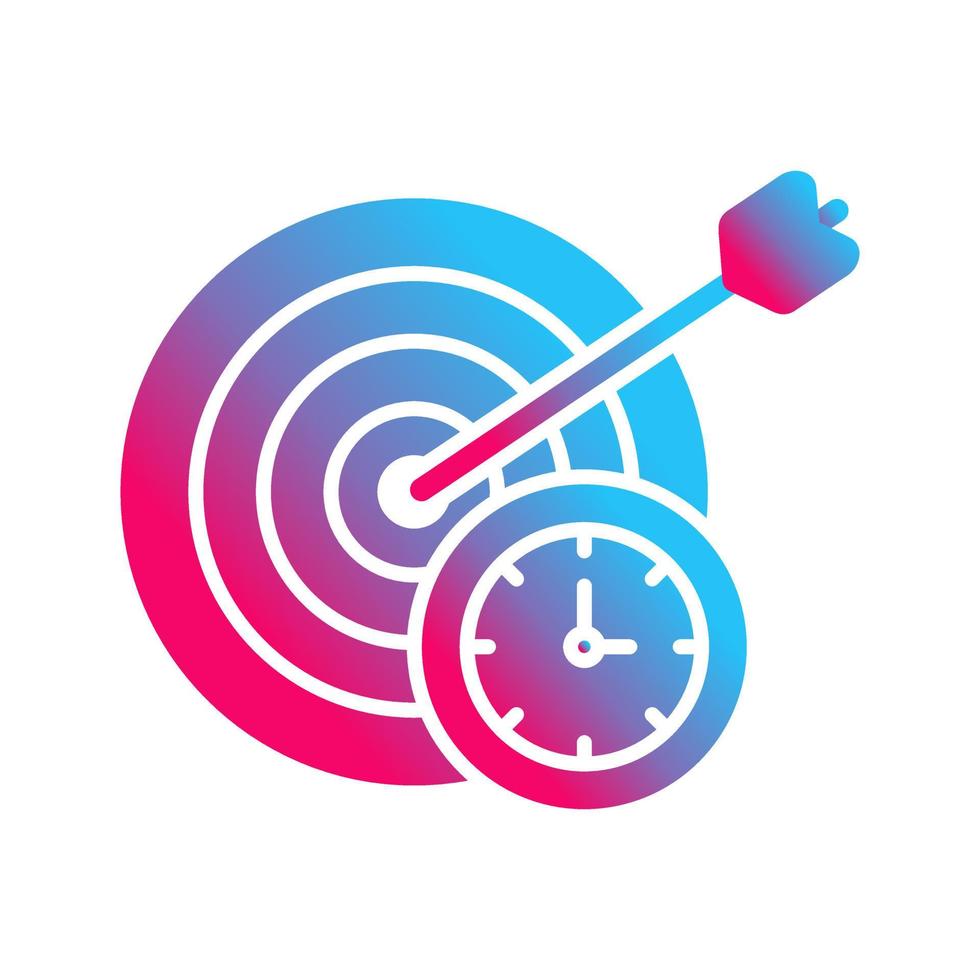 en el icono de vector de tiempo