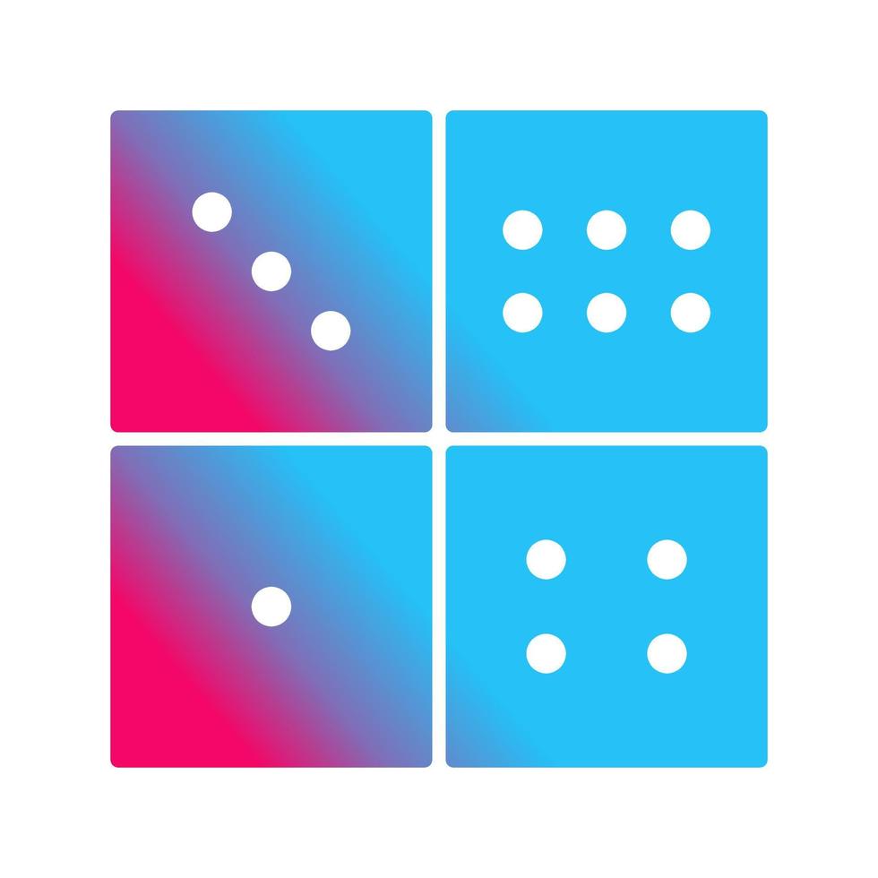 Domino Game Vector Icon