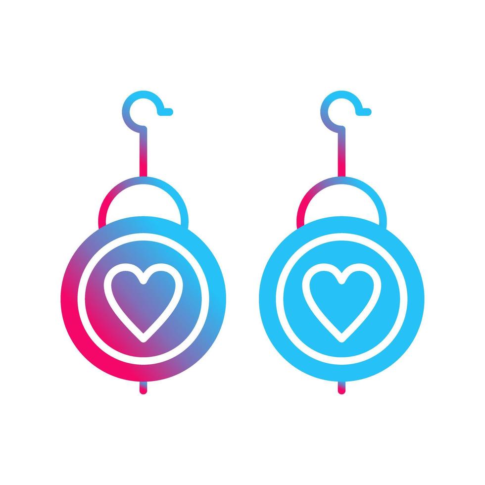 Earrings Vector Icon