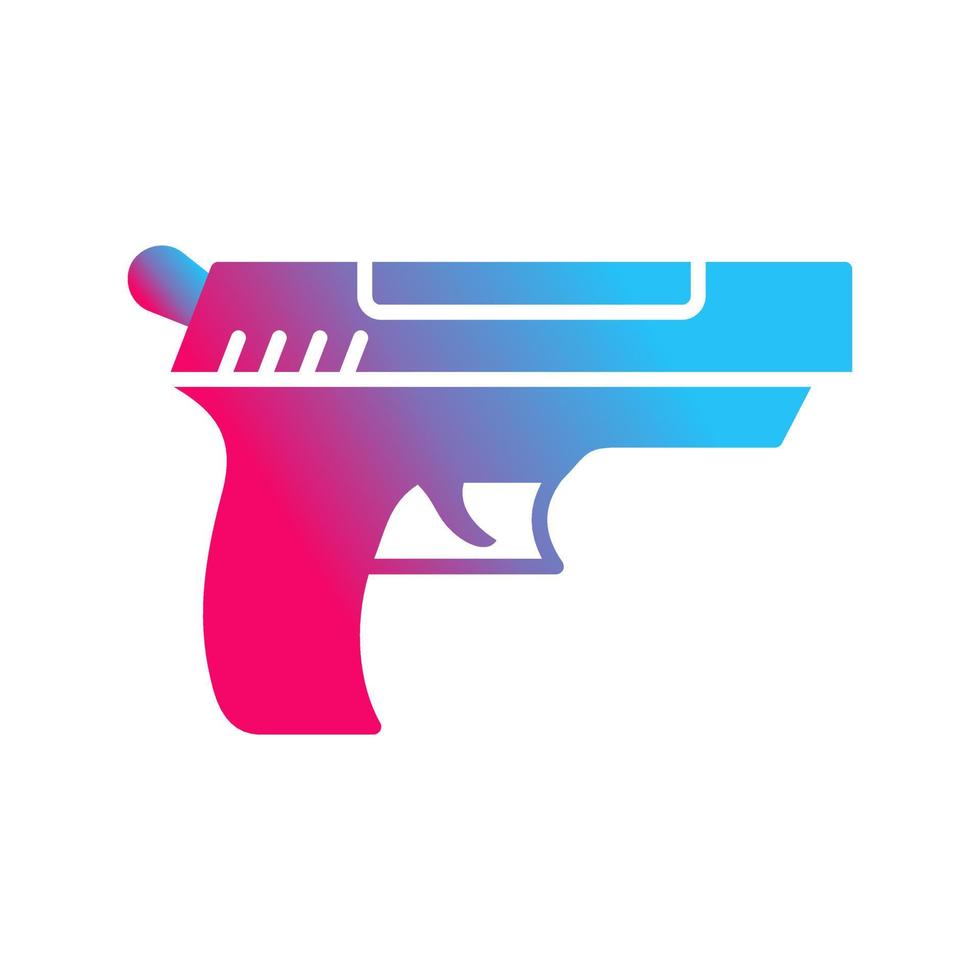 icono de vector de pistola