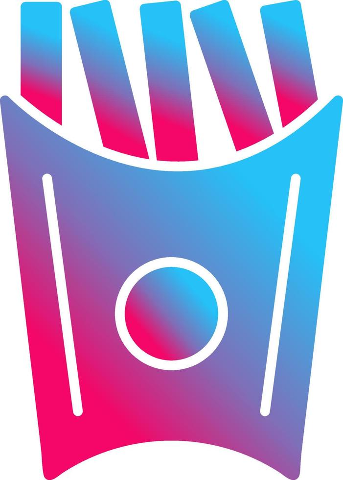 Unique French Fries Vector Icon