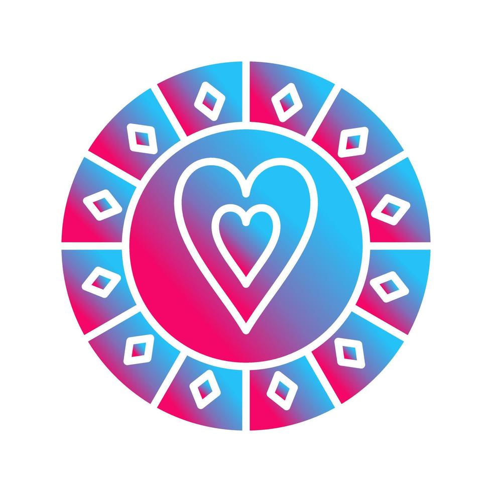 Heart Chip Vector Icon