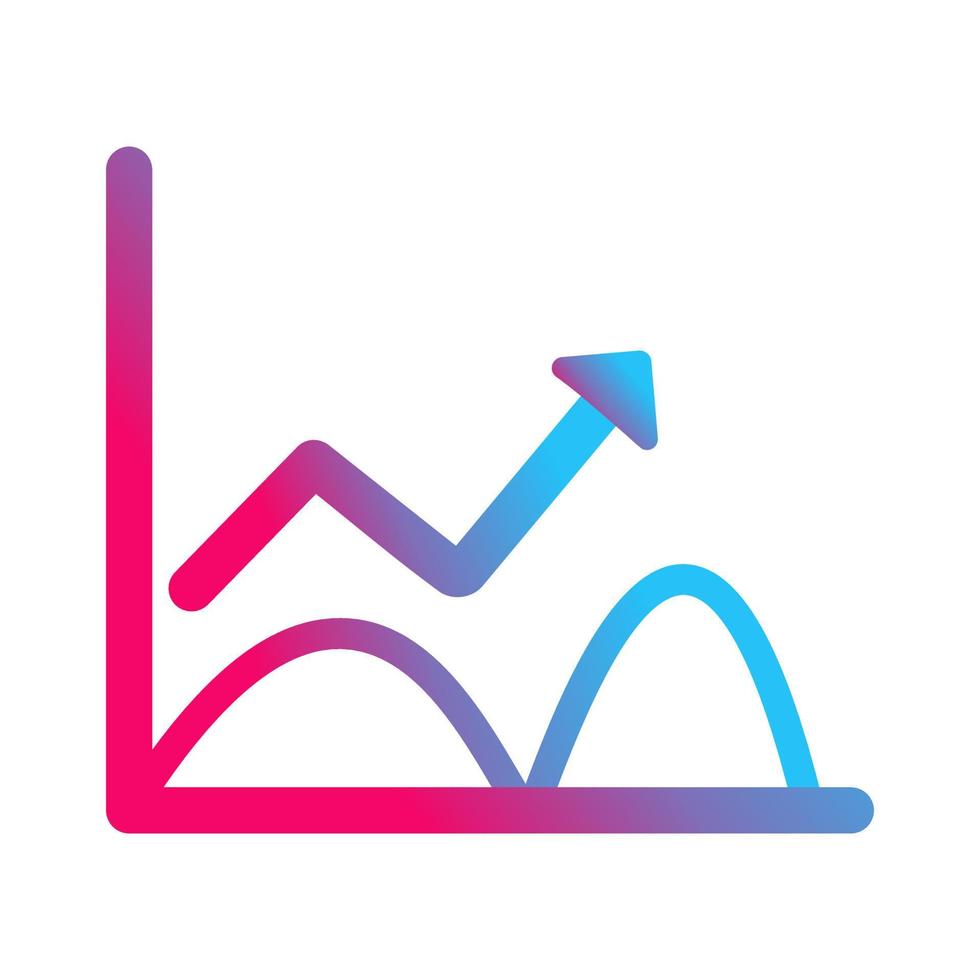 Trend in Graph Vector Icon