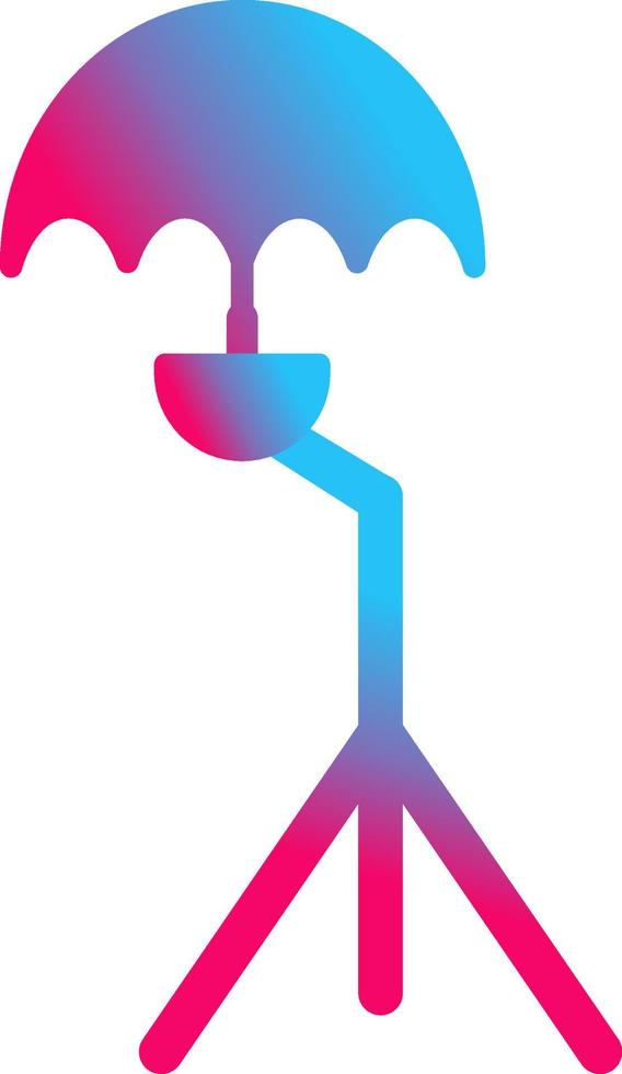 Unique Umbrella Stand Vector Icon