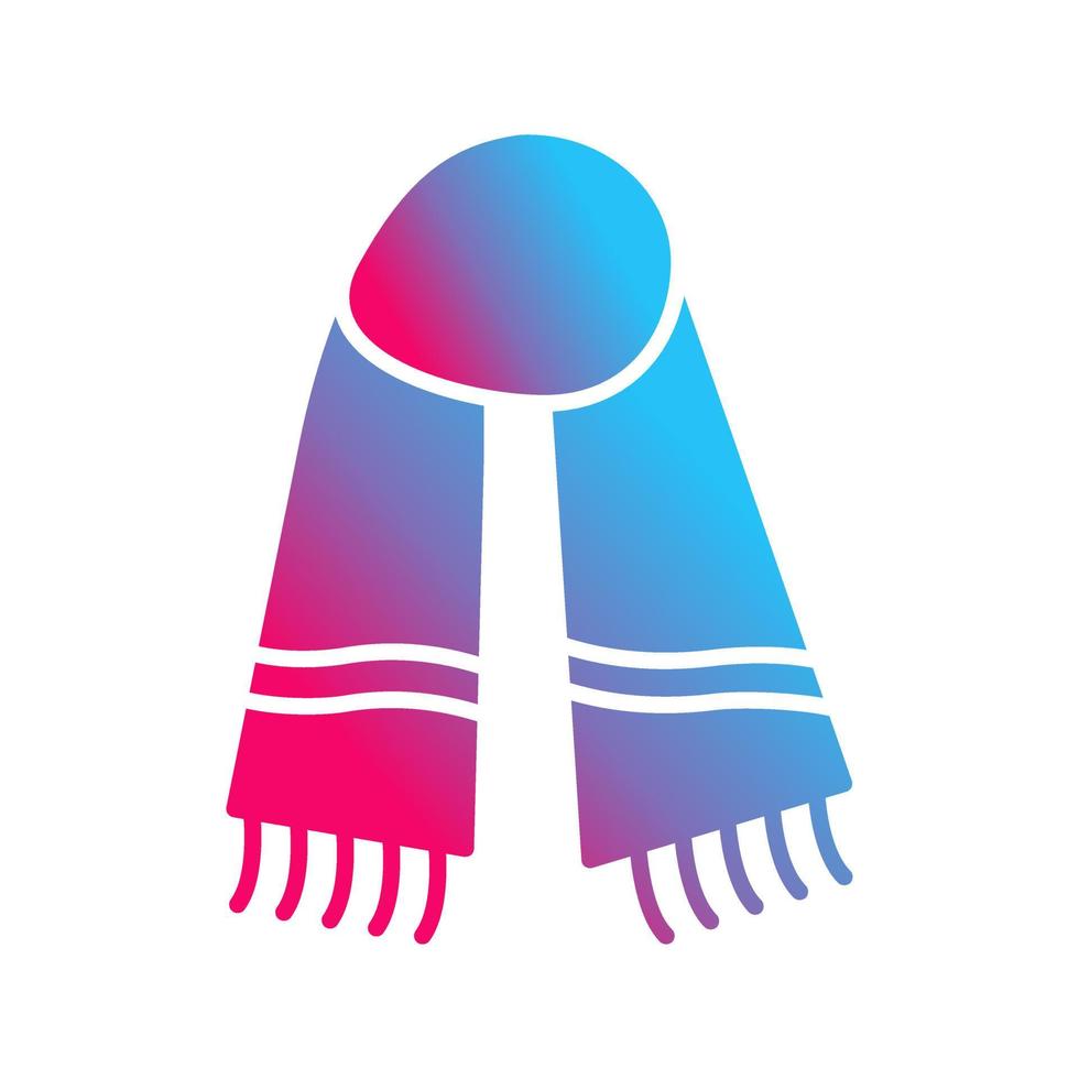 Warm Scarf Vector Icon