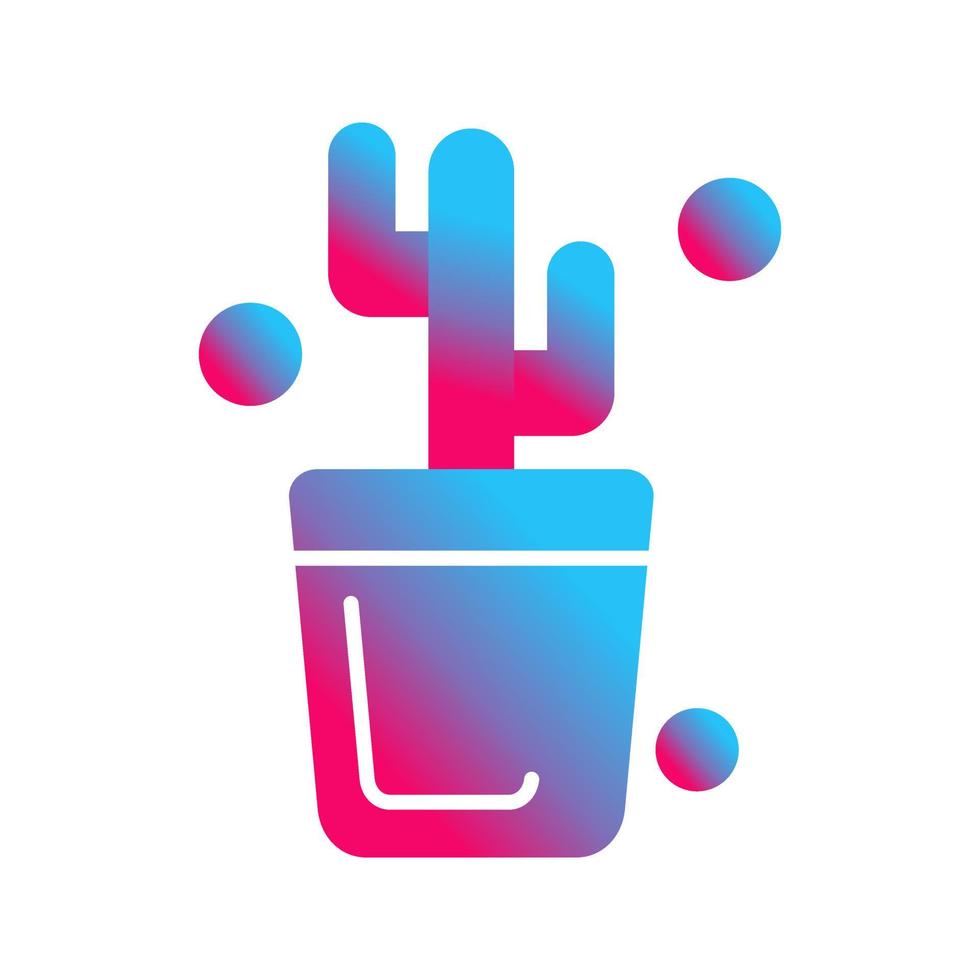 icono de vector de cactus