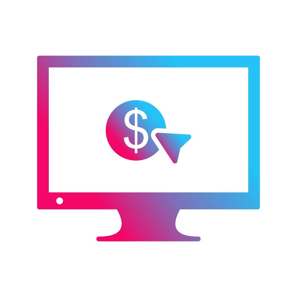 Unique Pay Per Click Vector Icon