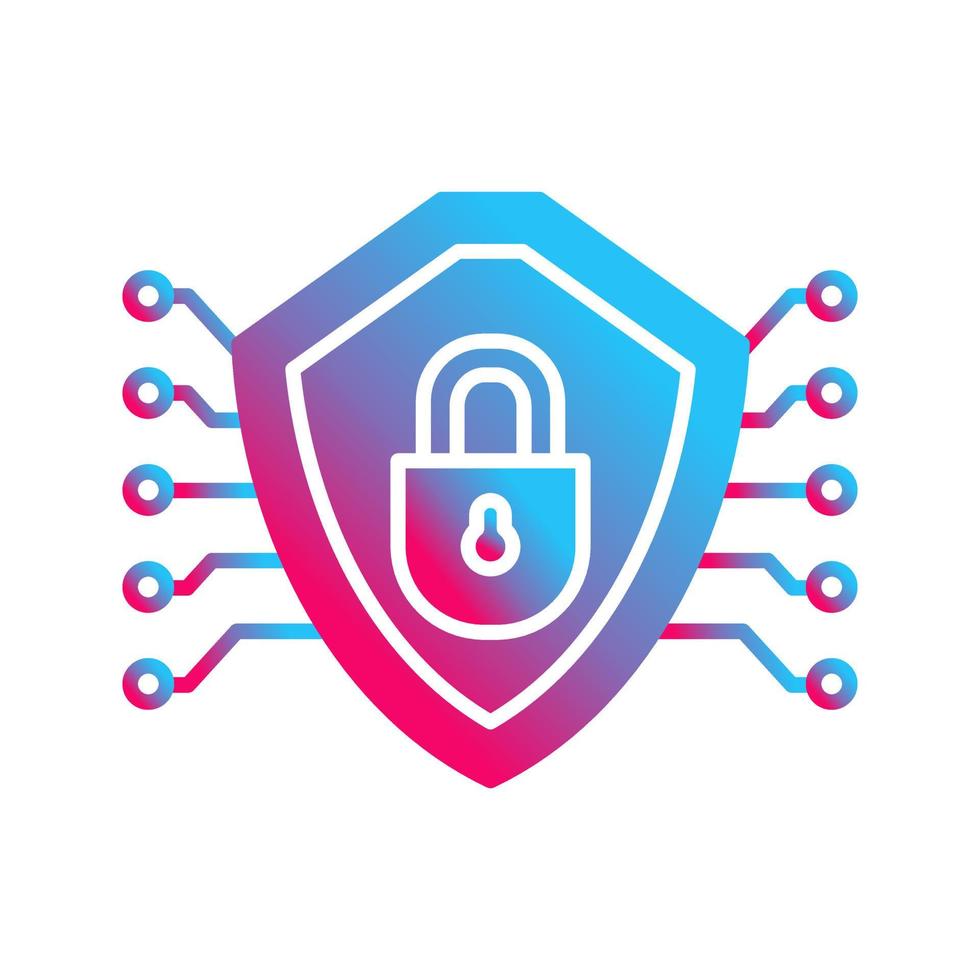 Cyber Security Vector Icon