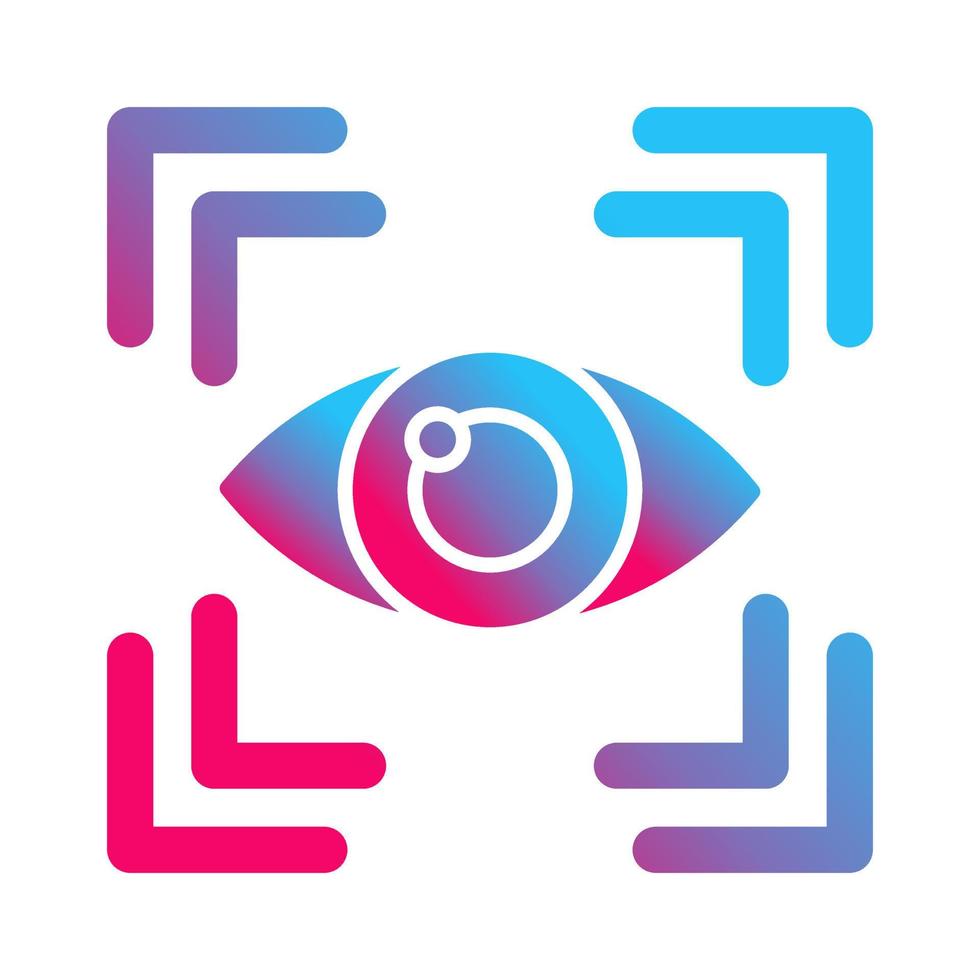 Eye Scan Vector Icon