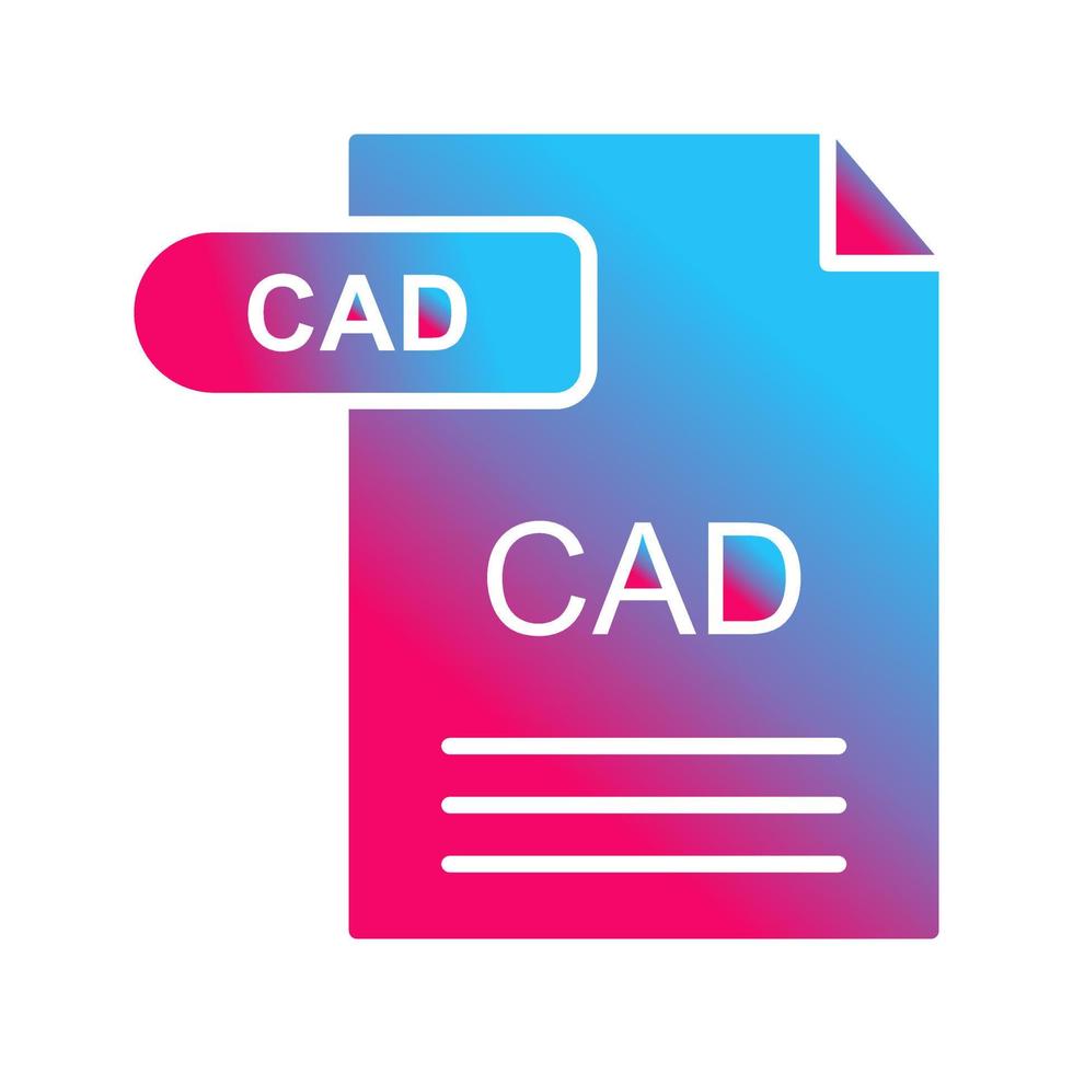 icono de vector de cad