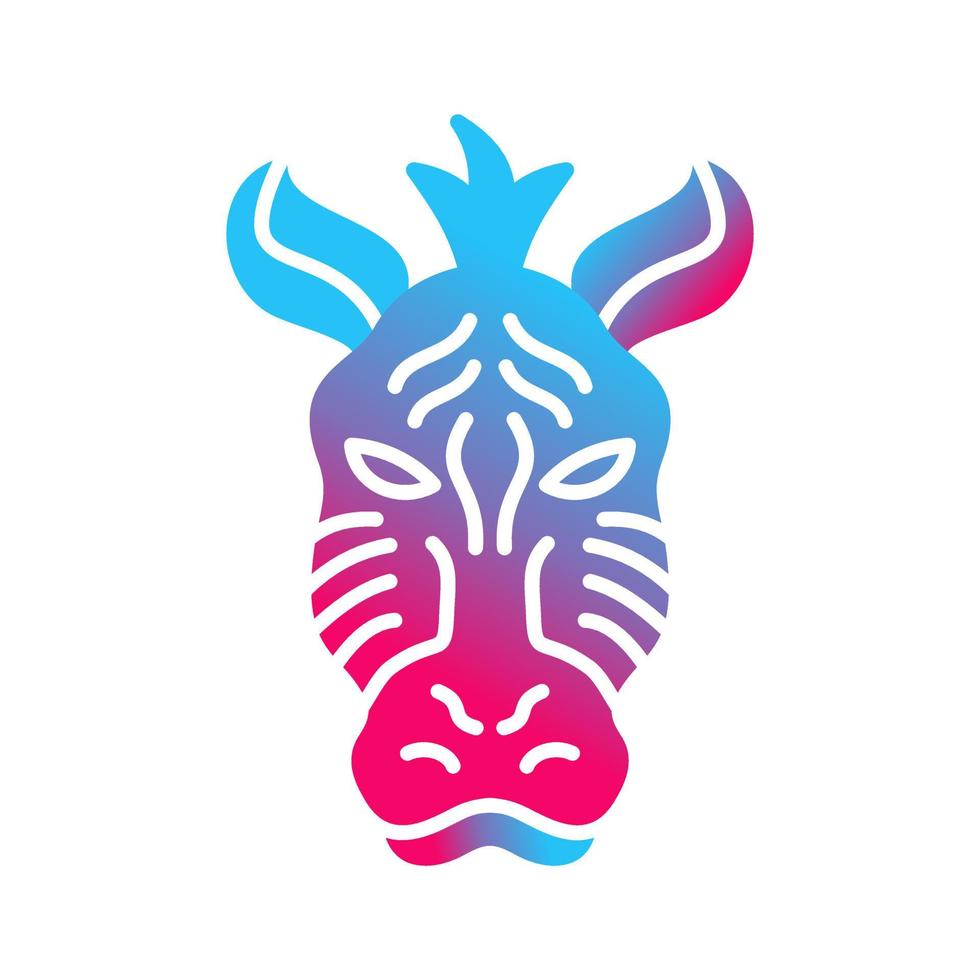 Zebra Vector Icon