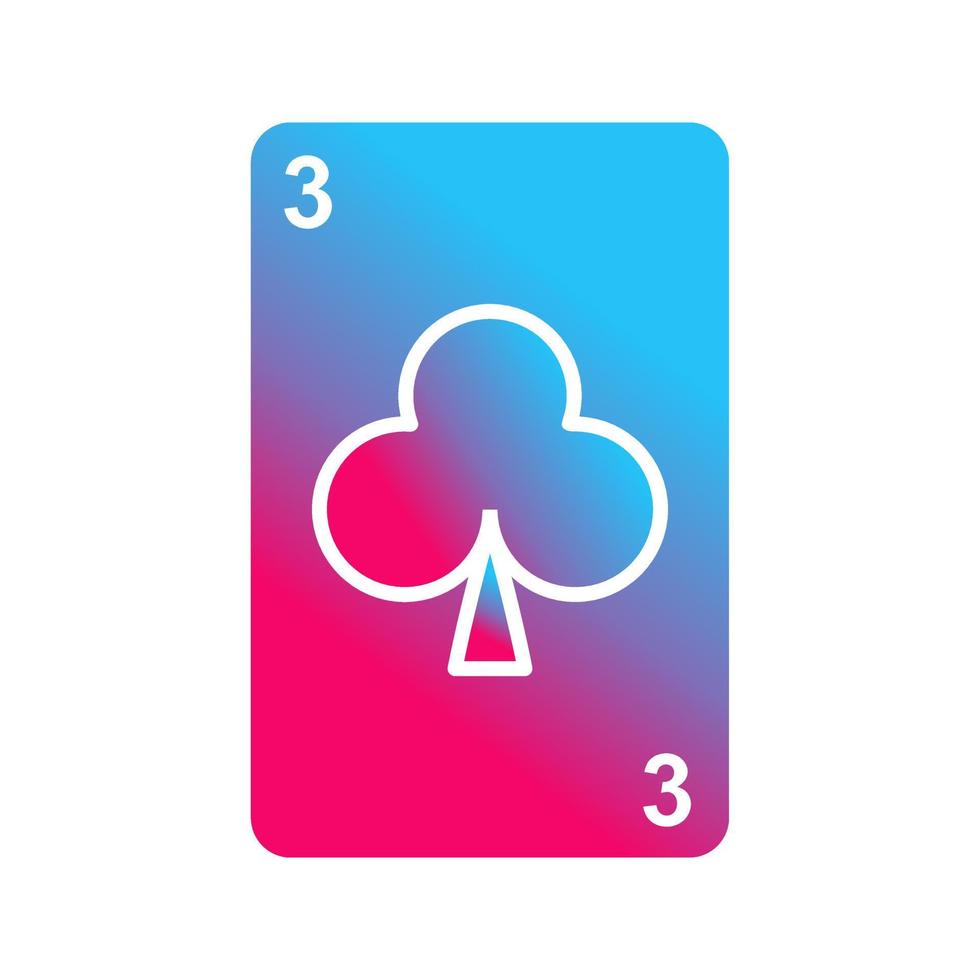 Clubs Card Vector Icon